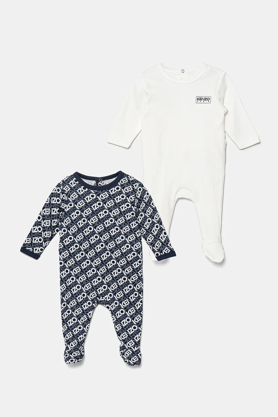 Βρεφικές βαμβακερές ρόμπες Kenzo Kids 2-pack 2-pack λευκό K60872