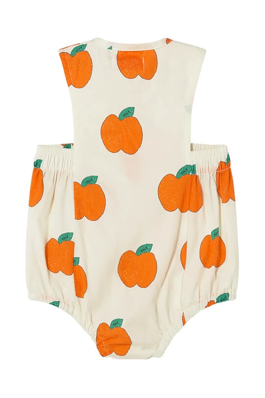 Αγορίστικα Βαμβακερά φορμάκια για μωρά Tinycottons APPLES WOVEN BODY SS25.200 μπεζ