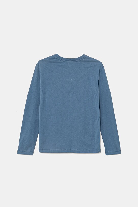 Παιδικό βαμβακερό μακρυμάνικο United Colors of Benetton 35RYC10O9.G.Seasonal μπλε SS25