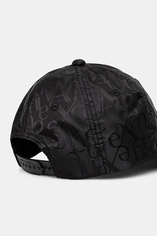 Αξεσουάρ Βαμβακερό καπέλο του μπέιζμπολ Armani Exchange XW000311.AF10852 μαύρο