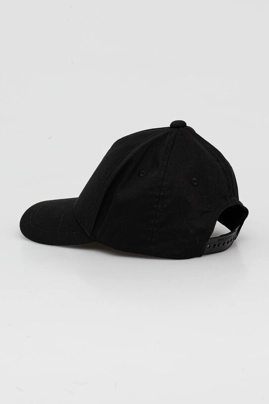 Αξεσουάρ Βαμβακερό καπέλο του μπέιζμπολ Armani Exchange XW000957.AF13846.NOS μαύρο
