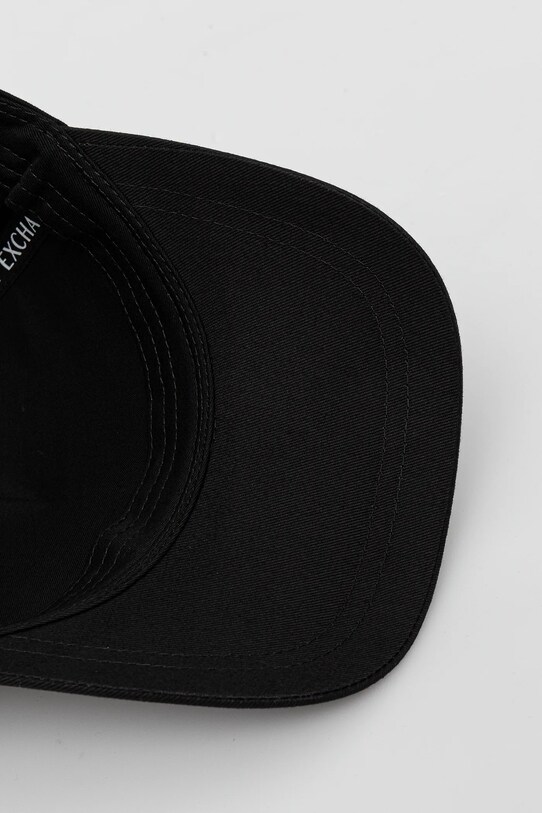 Βαμβακερό καπέλο του μπέιζμπολ Armani Exchange XW000957.AF13846.NOS μαύρο