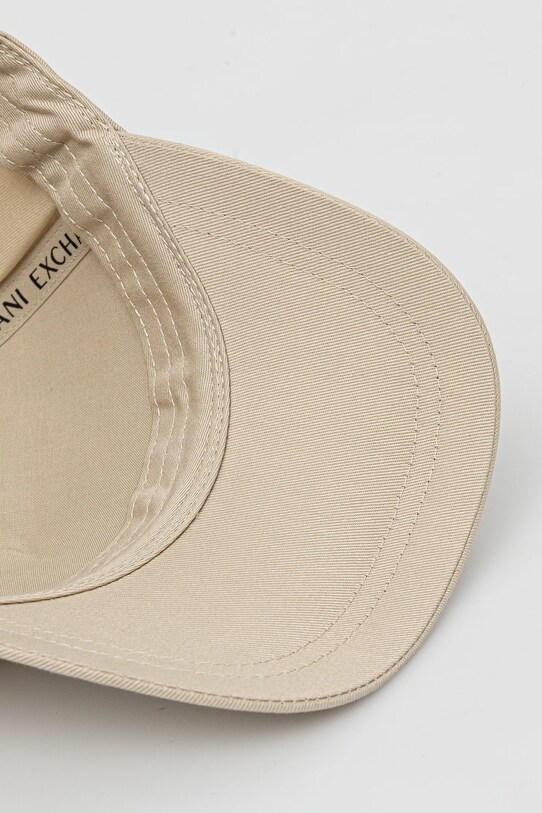 Βαμβακερό καπέλο του μπέιζμπολ Armani Exchange μπεζ XW000957.AF13846