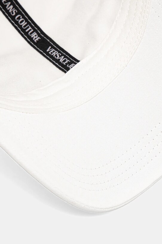 Βαμβακερό καπέλο του μπέιζμπολ Versace Jeans Couture λευκό 78HAZK32.ZG365