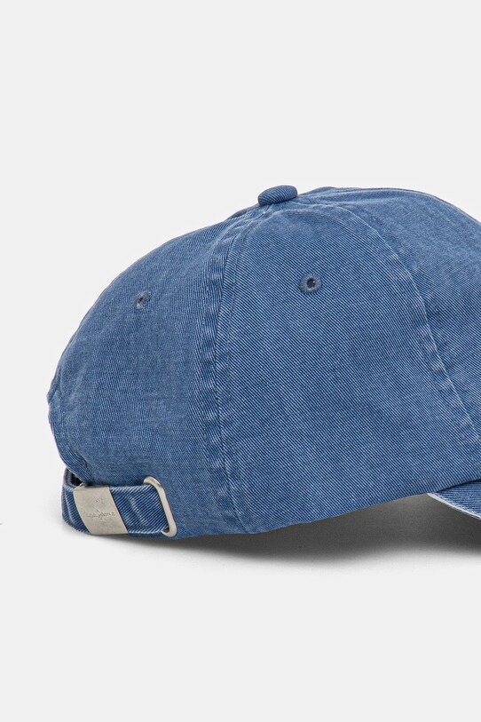 Αξεσουάρ Βαμβακερό καπέλο του μπέιζμπολ Pepe Jeans WEI CAP PL040364 μπλε