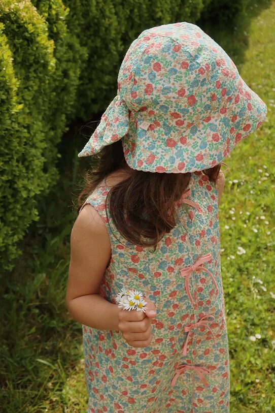 Παιδικό καπέλο Konges Sløjd ELIN BOW SUN HAT GOTS KS102732