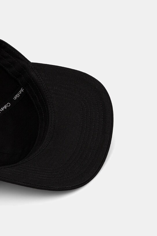 Βαμβακερό καπέλο του μπέιζμπολ Calvin Klein Jeans μαύρο LV04G5004G