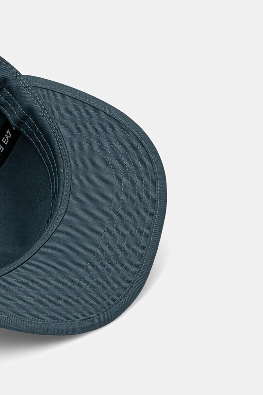 Βαμβακερό καπέλο του μπέιζμπολ EA7 Emporio Armani πράσινο AF13265.7X000054