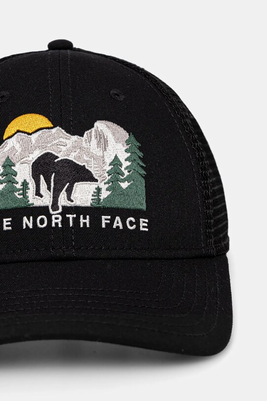 Καπέλο The North Face Embroidered Mudder Trucker NF0A7WH396O1 μαύρο SS25