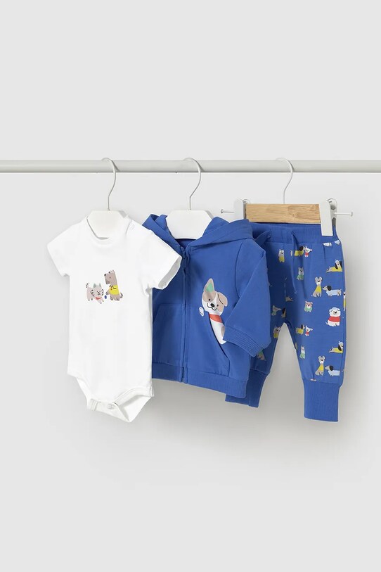 Βρεφική φόρμα Mayoral Newborn με μοτίβο μπλε 1803.1R.Newborn.PPYH
