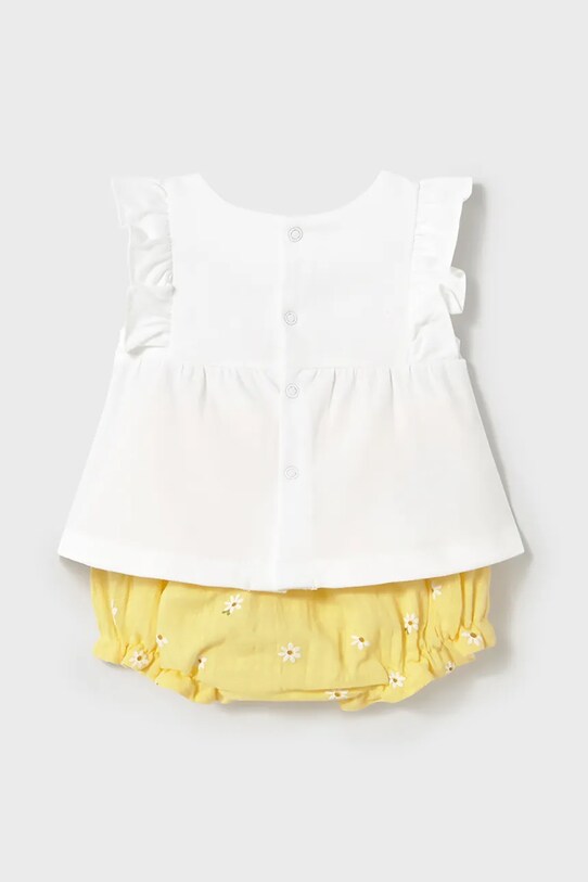 Σετ μωρού Mayoral Newborn 1255.2B.Newborn.PPYH κίτρινο SS25