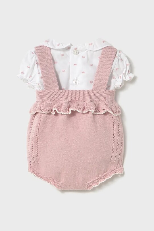 Σετ μωρού Mayoral Newborn 1661.2D.Newborn.PPYH ροζ SS25