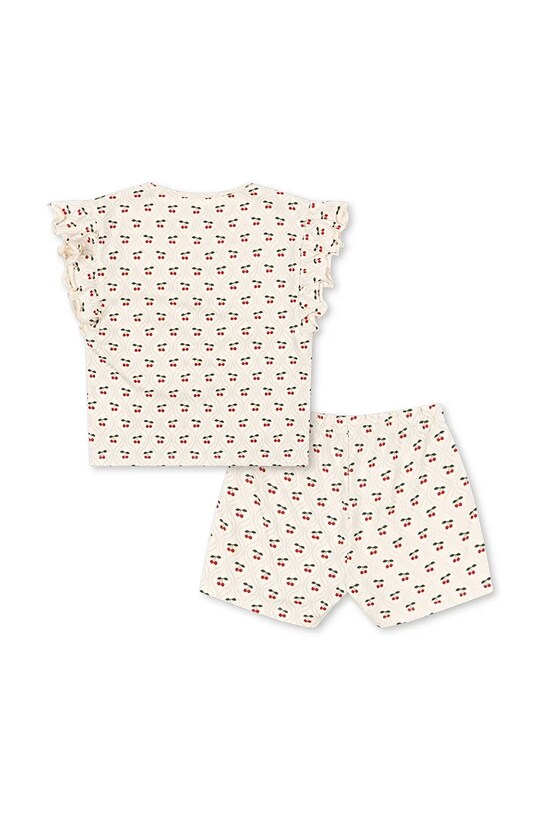 Σετ Konges Sløjd LIN FRILL SET GOTS KS103199 μπεζ SS25
