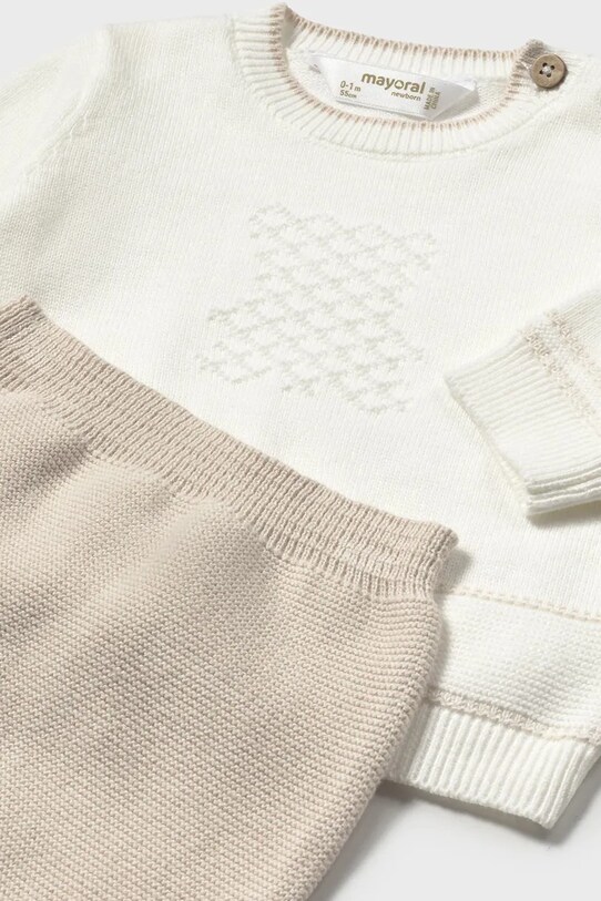 Αγορίστικα Σετ μωρού Mayoral Newborn 2-pack 1556.1E.Newborn.PPYH μπεζ