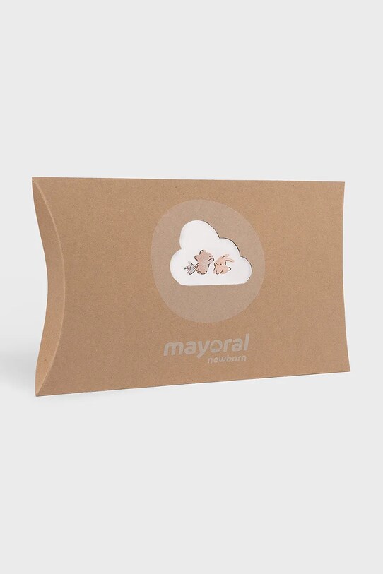 Σετ μωρού Mayoral Newborn 4-pack μπεζ 9910.1A.Newborn.PPYH
