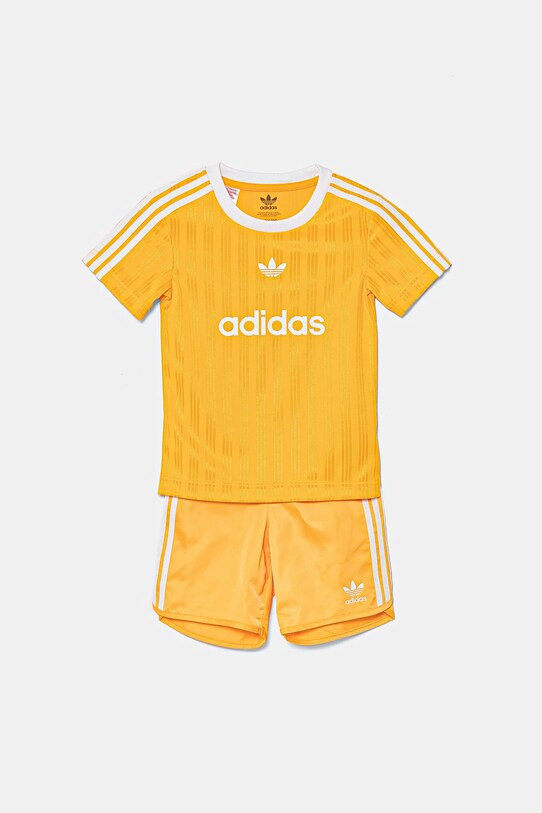 Σετ μωρού adidas Originals ύφασμα πορτοκαλί JC6589