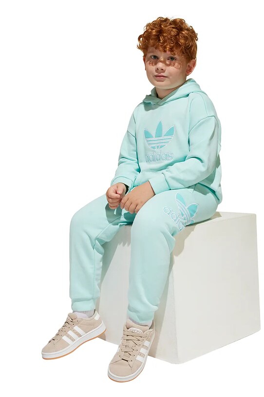 Παιδική φόρμα adidas Originals JC7875 τιρκουάζ