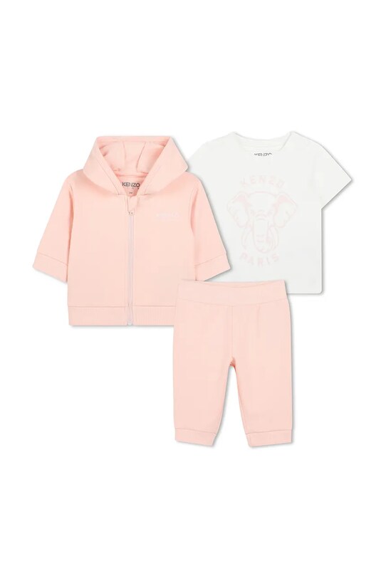Σετ μωρού Kenzo Kids στάμπα πορτοκαλί K60868.86