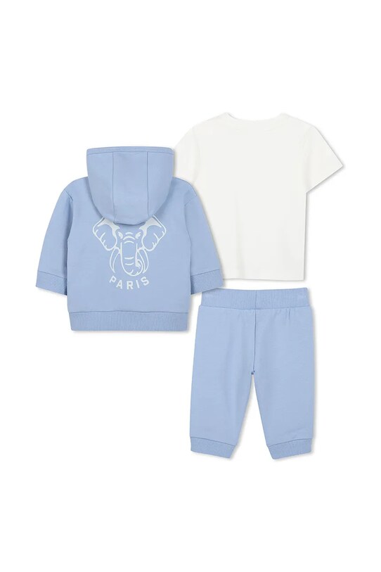Σετ μωρού Kenzo Kids στάμπα μπλε K60868.86