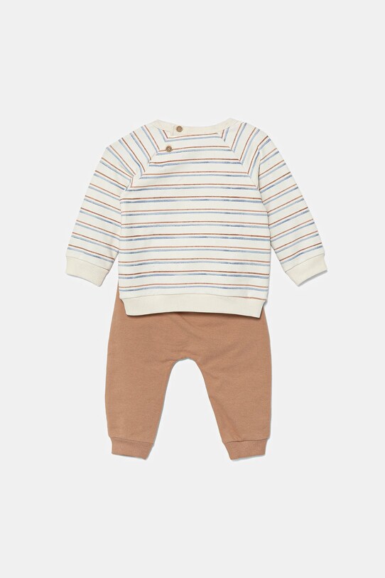 Βρεφική φόρμα United Colors of Benetton 37TGAK00J.W.Seasonal καφέ SS25