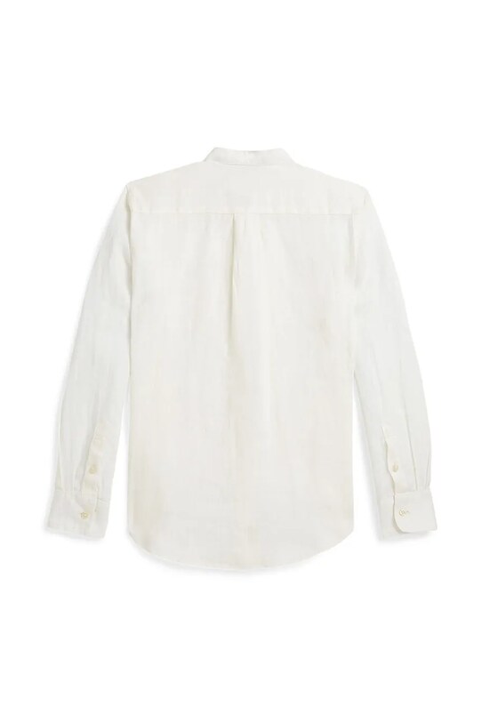 Αγορίστικα Παιδικό λινό πουκάμισο Polo Ralph Lauren 323964592002 λευκό