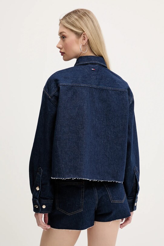 Ρούχα Τζιν μπουφάν Tommy Jeans DW0DW20567 σκούρο μπλε