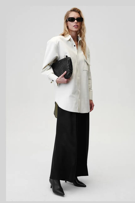 Πουκάμισο Undress Code Hailey Shirt 758 μπεζ SS25