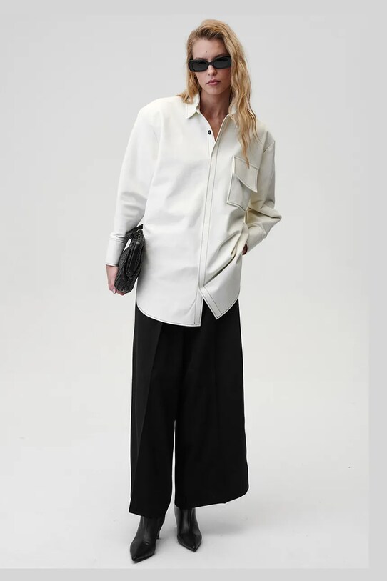 Πουκάμισο Undress Code Hailey Shirt μπεζ 758