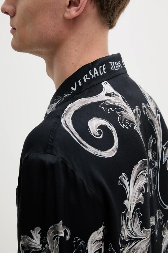 Πουκάμισο Versace Jeans Couture 78GAL2BB.NS624 μαύρο