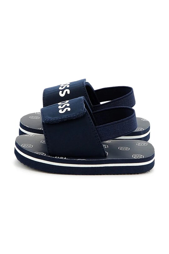 Παιδικές παντόφλες BOSS J52156.19.21 σκούρο μπλε SS25