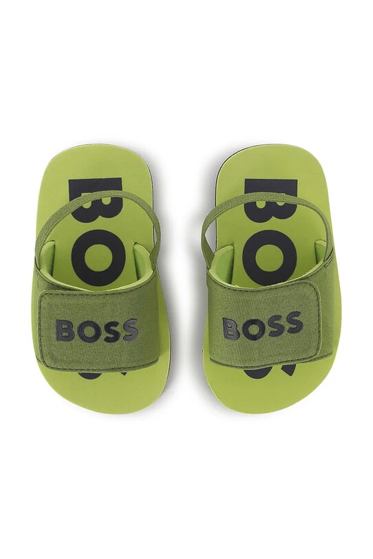 Παιδικές παντόφλες BOSS πράσινο J52156.19.21
