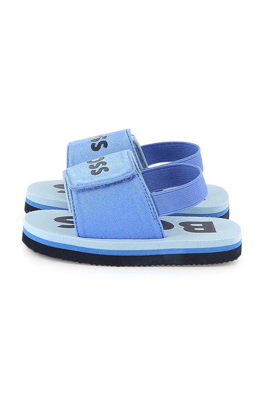 Παιδικές παντόφλες BOSS J52156.22.30 μπλε SS25