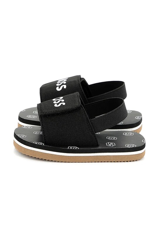 Παιδικές παντόφλες BOSS J52156.22.30 μαύρο SS25