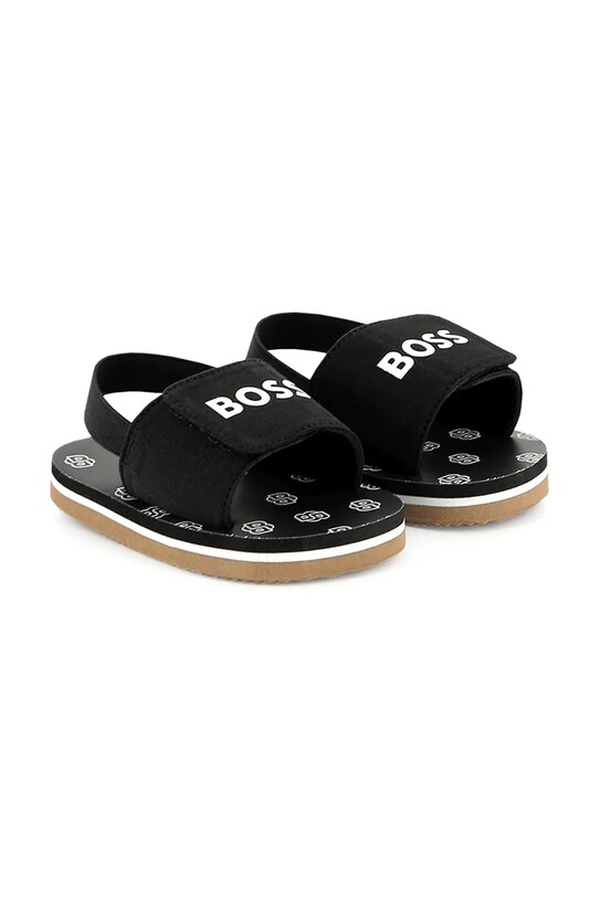 Παιδικές παντόφλες BOSS J52156.22.30 μαύρο