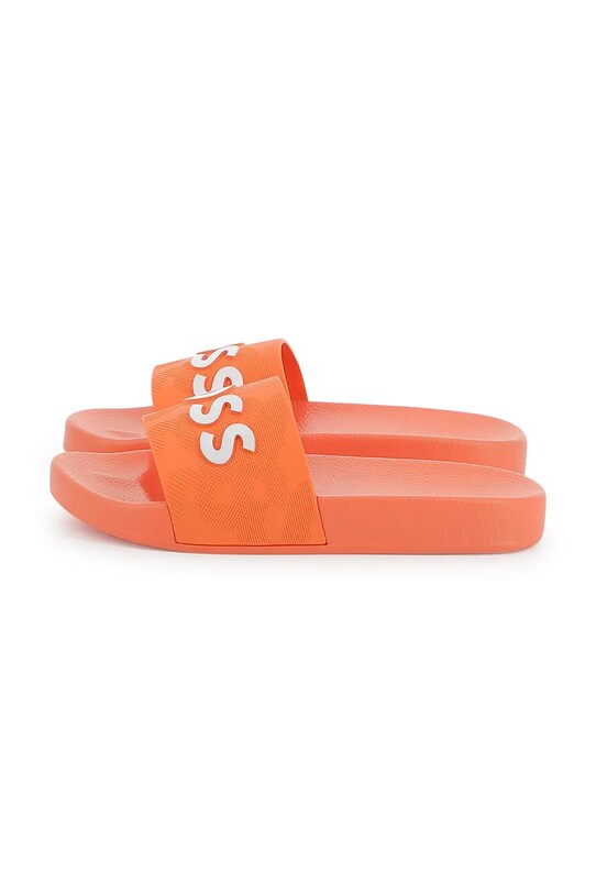 Παιδικές παντόφλες BOSS J51643.27.35 πορτοκαλί SS25