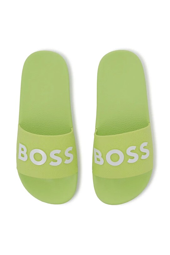 Παιδικές παντόφλες BOSS πράσινο J51643.36.41