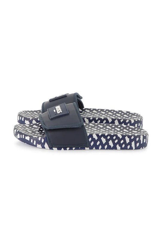 Παιδικές παντόφλες BOSS J51647.27.35 σκούρο μπλε SS25