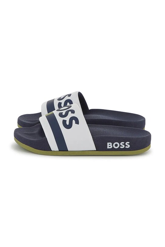 Παιδικές παντόφλες BOSS J51649.27.35 σκούρο μπλε SS25