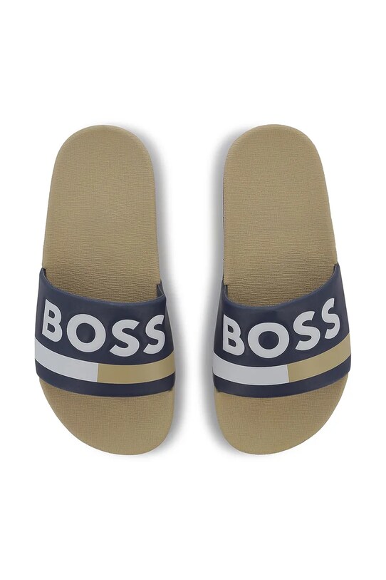 Παιδικές παντόφλες BOSS μπεζ J51649.36.41