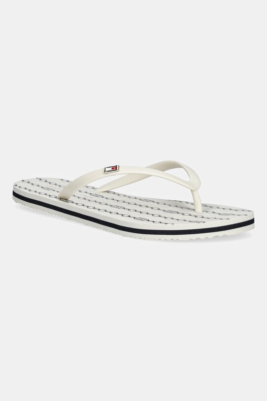 Σαγιονάρες Tommy Hilfiger HILFIGER STRAP BEACH SANDAL φλατ μπεζ FW0FW08518