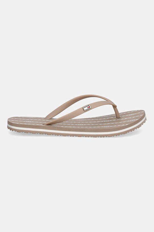 Σαγιονάρες Tommy Hilfiger HILFIGER STRAP BEACH SANDAL FW0FW08518 μπεζ SS25