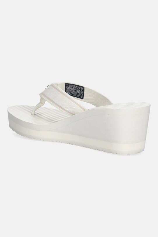 Παπούτσια Σαγιονάρες Tommy Hilfiger TH STRIPES WEDGE BEACH SANDAL FW0FW08521 μπεζ