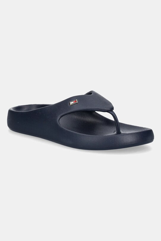 Σαγιονάρες Tommy Hilfiger TH COMFORT BEACH SANDAL φλατ σκούρο μπλε FW0FW08522