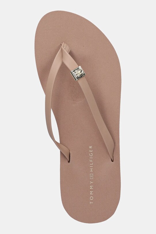 Σαγιονάρες Tommy Hilfiger ELEVATED CHIC BEACH SANDAL μπεζ FW0FW08523