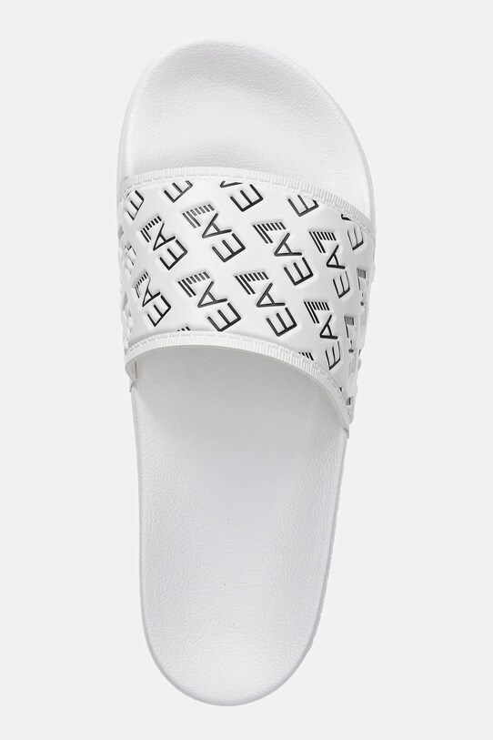 Παντόφλες EA7 Emporio Armani λευκό AF15125.7X000109
