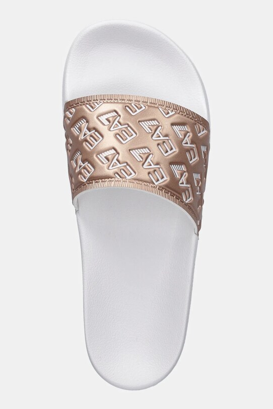 Παντόφλες EA7 Emporio Armani λευκό AF15125.7X000109