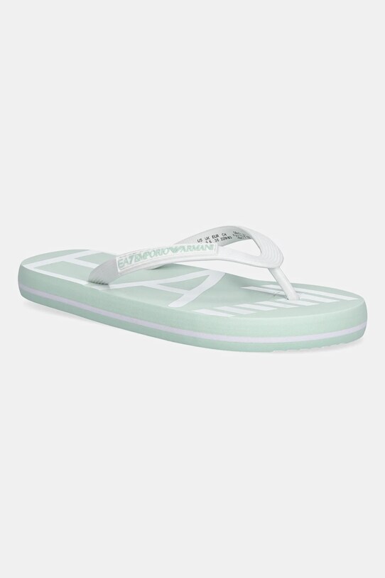 Σαγιονάρες EA7 Emporio Armani φλατ πράσινο XK196.XCQ004