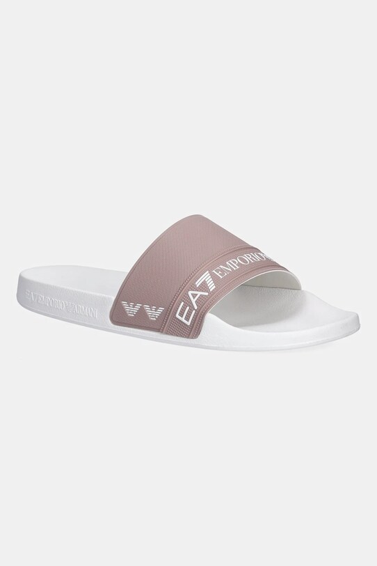Παντόφλες EA7 Emporio Armani συνθετικό ροζ AF15128.7X000110