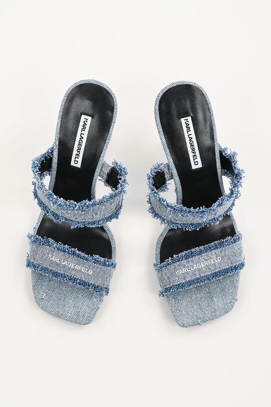 Παντόφλες Karl Lagerfeld WAVERLY μπλε KL34611D.DLB