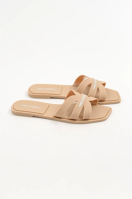 Παντόφλες Karl Lagerfeld JELLY IV KL80025.VT8 μπεζ SS25